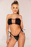 Costum de Baie din Doua Piese Negru Cod : 203471 (036)