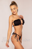 Costum de Baie din Doua Piese Negru Cod : 203471 (036)
