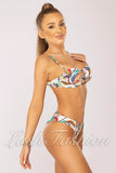 Costum de Baie din Doua Piese Bej Cod : H12 (036)