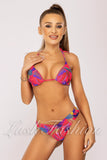 Costum de Baie din Doua Piese Fuchsia Cod : LM003 (050)
