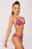 Costum de Baie din Doua Piese Fuchsia Cod : LM003 (050)