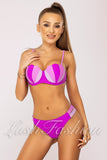 Costum de Baie din Doua Piese Mov Cod : P24-1 (059)