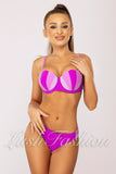 Costum de Baie din Doua Piese Mov Cod : P24-1 (059)