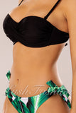 Costum de Baie din Trei Piese Negru Cod : 8966 (017)