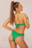 Costum de Baie din Doua Piese Verde Cod : 21747-1 (02)