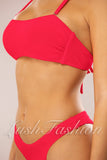 Costum de Baie din Doua Piese Neon Cod : 21747-1 (02)
