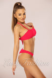 Costum de Baie din Doua Piese Neon Cod : 21747-1 (02)