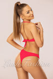 Costum de Baie din Doua Piese Neon Cod : 21747-1 (02)