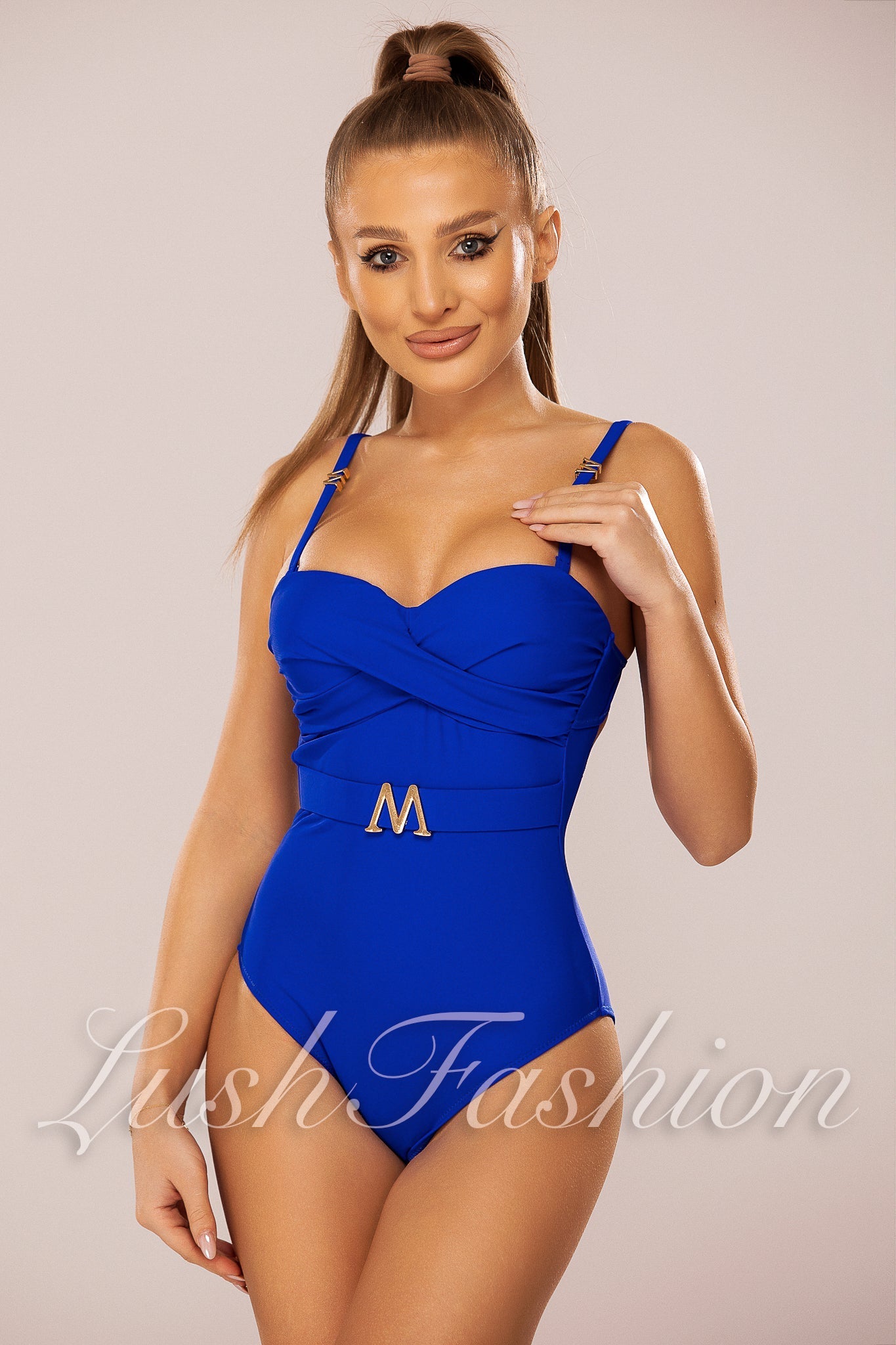 Costum de Baie Intreg Albastru Cod : 0085 (022)