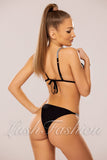 Costum de Baie din Doua Piese Negru Cod : 2222 (012)
