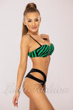Costum de Baie din Doua Piese Verde Cod : HL21-6 (057)