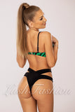 Costum de Baie din Doua Piese Verde Cod : HL21-6 (057)