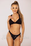 Costum de Baie din Doua Piese Negru Cod : 3128 (012)