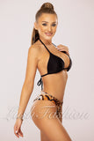 Costum de Baie din Trei Piese Maro Cod : SD-1012 (07)