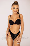 Costum de Baie din Trei Piese Negru Cod : M1502 (04)