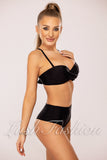 Costum de Baie din Doua Piese Negru Cod : R20-31 (058)
