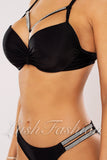 Costum de Baie din Doua Piese Negru  Cod : P24-4 (048)