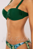 Costum de Baie din Doua Piese Verde Cod : LM002 (024)