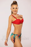 Costum de Baie din Doua Piese Rosu Cod : LM002 (024)