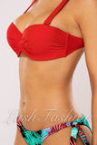 Costum de Baie din Doua Piese Rosu Cod : LM002 (024)