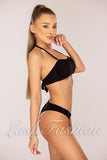 Costum de Baie din Doua Piese Negru Cod : 21747-1 (02)