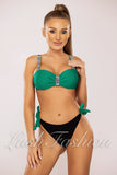 Costum de Baie din Doua Piese Verde Cod : B24-4 (034)