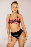 Costum de Baie din Doua Piese Roz Cod : B24-2 (050)