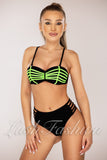 Costum de Baie din Doua Piese Verde Cod : B24-2 (050)