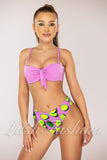 Costum de Baie din Doua Piese Mov Cod : R24-39 (039)