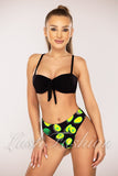Costum de Baie din Doua Piese Negru Cod : R24-39 (039)