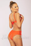 Costum de Baie din Doua Piese Portocaliu Cod: 221104 (022)