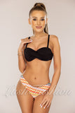 Costum de Baie din Doua Piese Negru Cod : M24-13 (033)