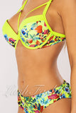 Costum de Baie din Doua Piese Neon Cod : 8202 (059)