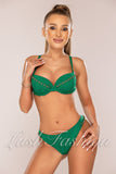 Costum de Baie din Doua Piese Verde Cod : 22770 (054)