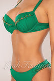 Costum de Baie din Doua Piese Verde Cod : 22770 (054)