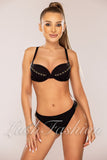 Costum de Baie din Doua Piese Negru Cod : 22770 (054)