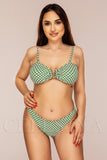 Costum de Baie din Doua Piese Verde Cod : Y9120 (Z1)