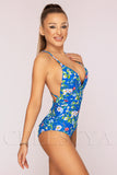Costum de Baie Intreg Albastru Cod : 30222 (Z20)