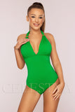 Costum de Baie Intreg Verde Cod : 00115 (Z13)