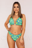Costum de Baie din Trei Piese Verde Cod : F89 (046)