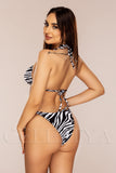 Costum de Baie din Trei Piese Alb Cod : W129-1  (04)