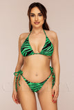 Costum de Baie din Trei Piese Verde Cod : W129-1  (04)