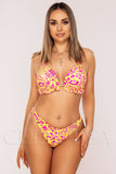 Costum de Baie din Trei Piese Galben Cod : F89 (046)