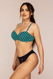 Costum de Baie din Doua Piese Turcoaz Cod : C001 (Z3)