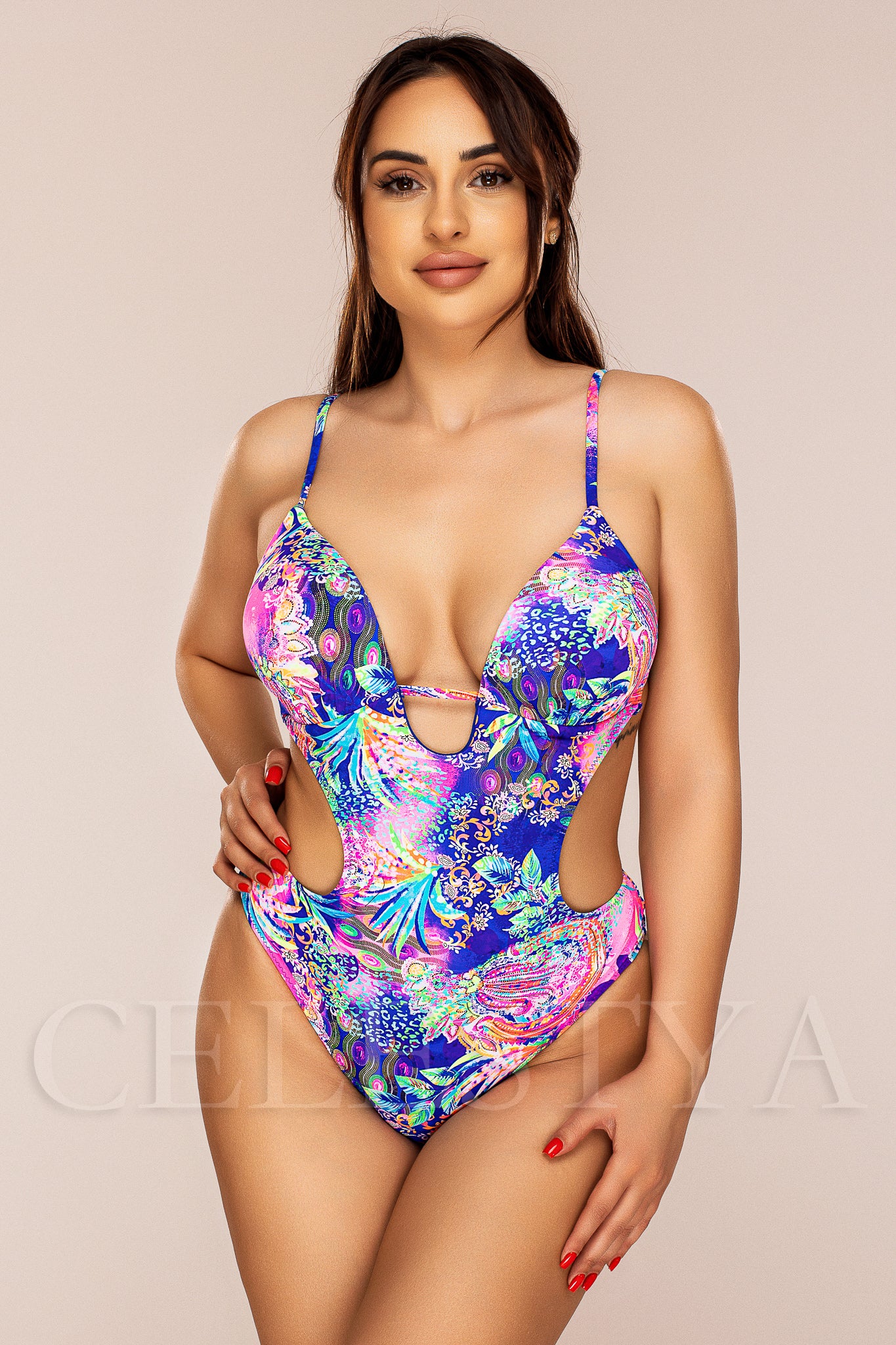 Costum de Baie Intreg Indigo Cod : 23839-1 (08)