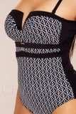 Costum de Baie Intreg Negru Cod : Y9101 (Z5)