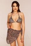 Costum de Baie din Trei Piese cu Print Cod : W129-2 (06)