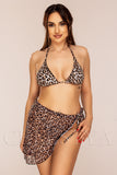 Costum de Baie din Trei Piese cu Print Cod : W129-2 (06)