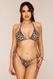 Costum de Baie din Trei Piese cu Print Cod : W129-2 (06)
