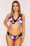 Costum de Baie din Doua Piese Alb Cod : F108 (09)